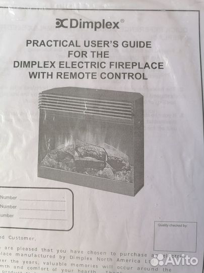 Электический очаг Dimplex 