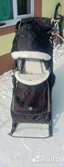 Коляска санки