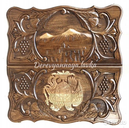 Нарды резные 