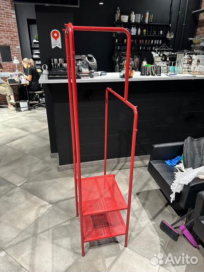 Вешалка рейл икеа IKEA никкеби красная