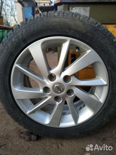 Колеса в сборе r16,зима шипы, Ниссан