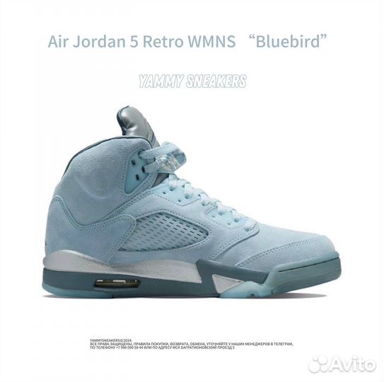 Nike air Jordan 5 retro bluebird