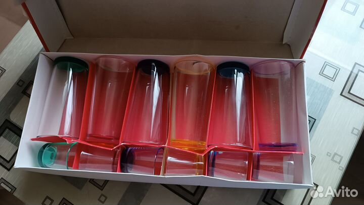 Набор стаканов со стопками