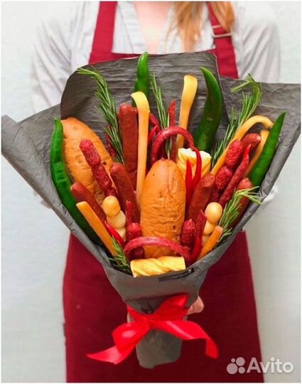 Букет из колбасы