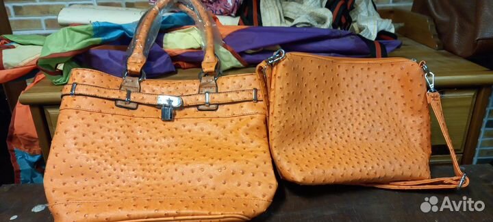 Сумки из кожи страуса