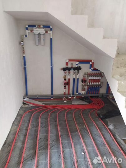 Монтаж отопления в коттедже под ключ