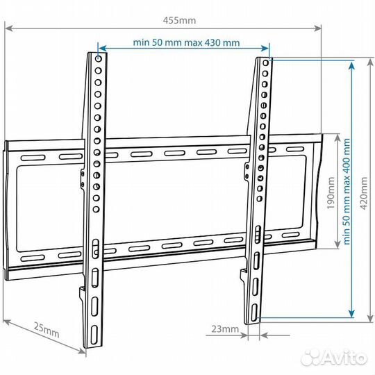 Кронштейн фиксированный ARM Media steel-3 #284390