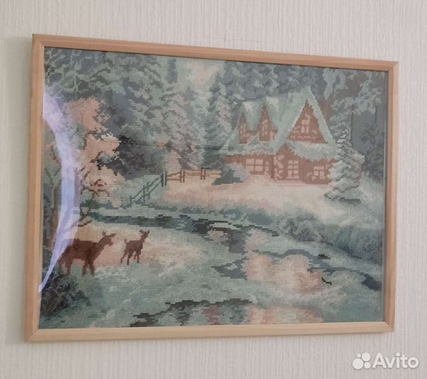 Картина вышитая крестом