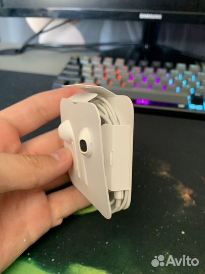 Наушники apple earpods lightning