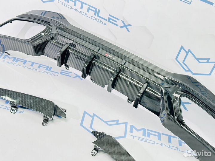Диффузор с элеронами BMW G14 G15