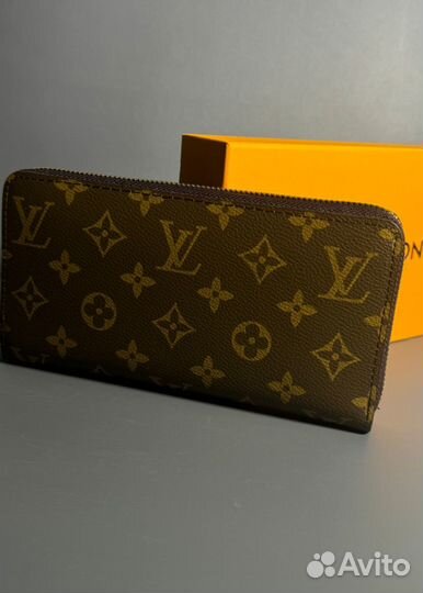 Портмоне Louis Vuitton Коричневое Люкс