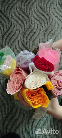 Набор гофрированной бумаги