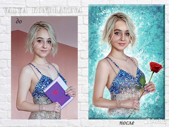 Портреты по фото и Шарж