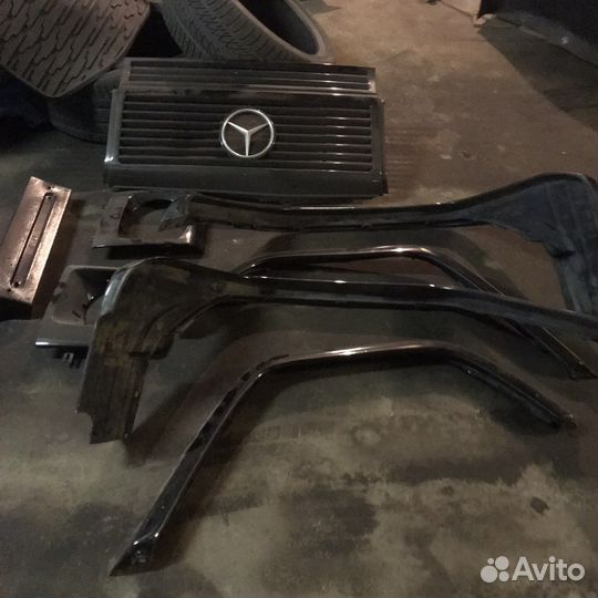 Обвес мерседес гелентваген, решетка радиатора