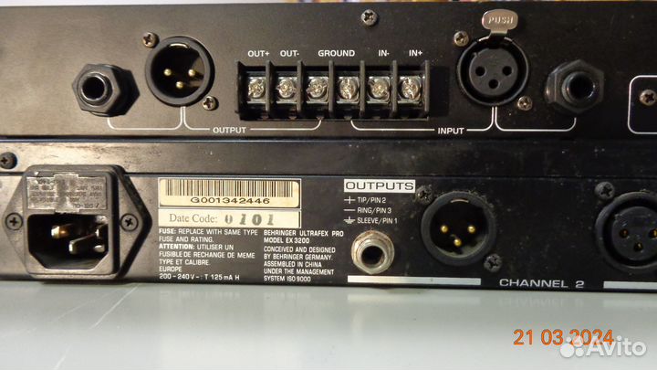 Behringer EX 3200 \ Эквалайзер- omnitronic SMP-152