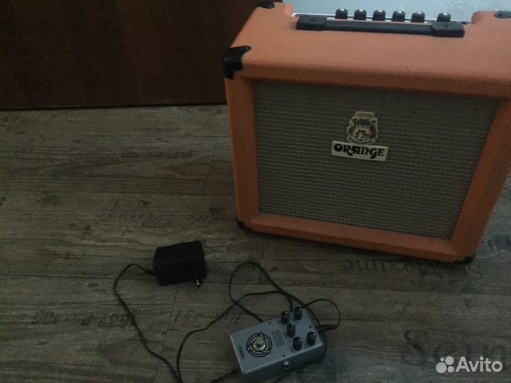 Комбоусилитель Orange crush 15 + педаль