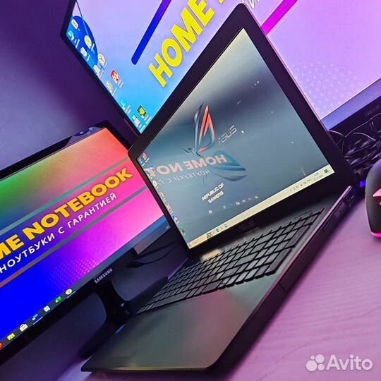 Ноутбук asus 15.6 SSD/4ядра/intel/8GB