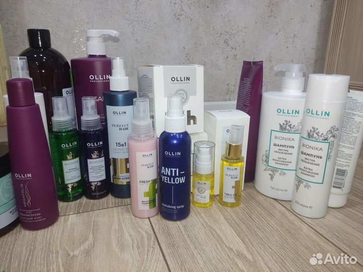 Шампунь бессульфатный, спрей, масло Ollin