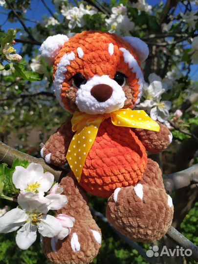 Плюшевые вязаные игрушки