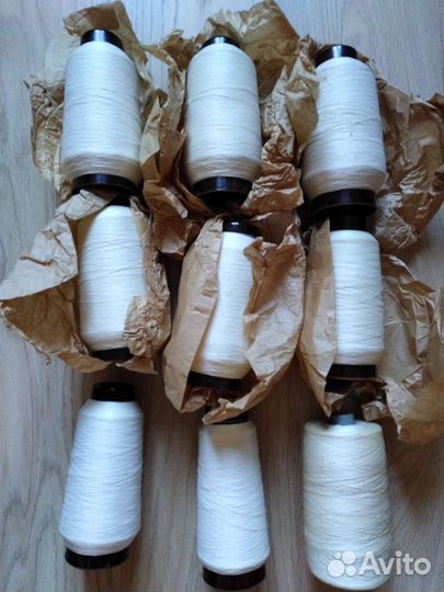 Капроновые белые нитки