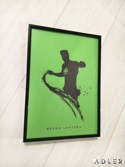 Постеры Марвел и DC ручной работы в рамках