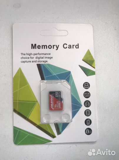 Карта памяти MicroSD 128gb новая