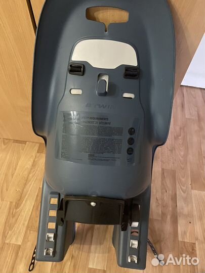 Детское велокресло на багажник decatlon btwin