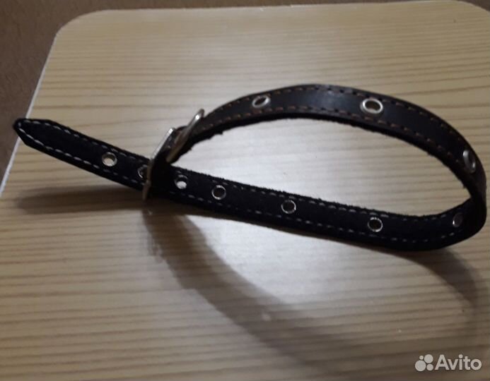 Ошейник натуральная кожа