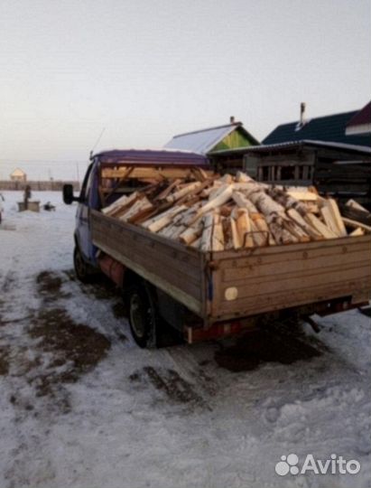 Дрова колотые дуб