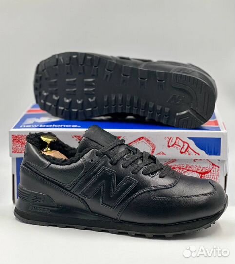 Кроссовки с мехом New balance 574 41-45