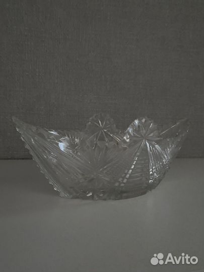 Конфетница хрусталь,ссср