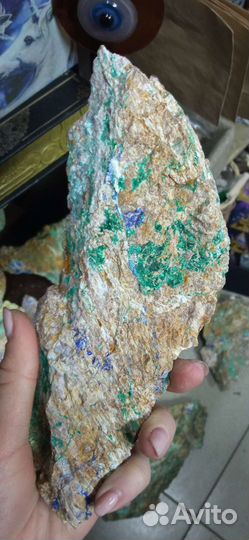 Азурит, Малахит, Гиббсит 1,цены разные