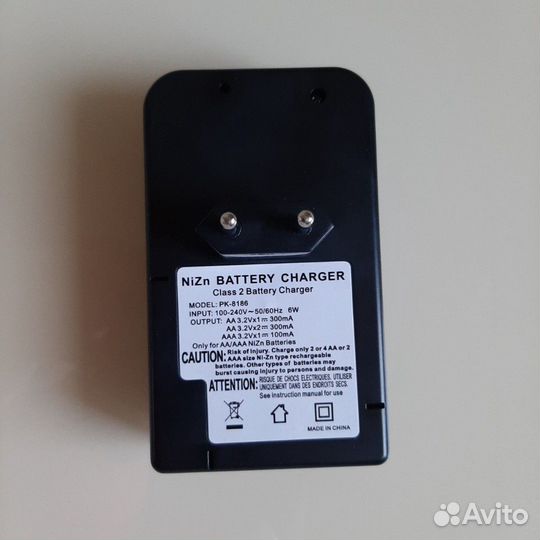 Аккумуляторы Ni-Zn Pkcell Зарядка