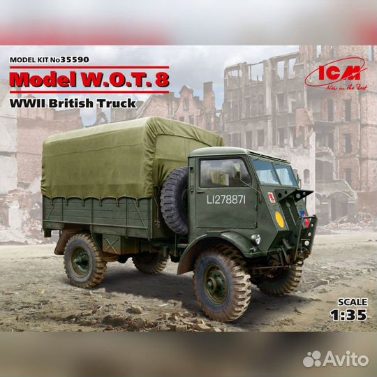 Брит авто-льModel W.O.T. 8,сборная модель ISM35590