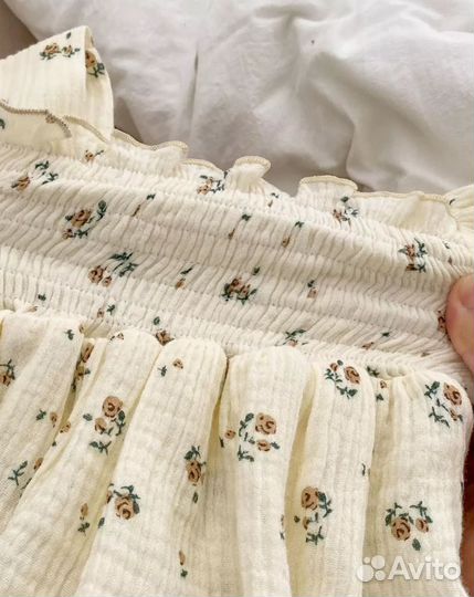 Боди платье с бантиком