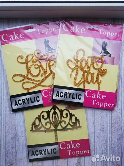 Топпер для торта