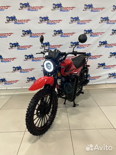 Мопед комета II cross красный