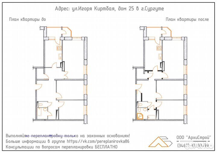 Перепланировка квартир