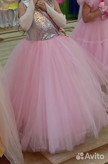 Платье на выпускной в детский сад 116-122