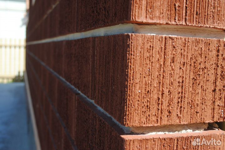 Лицевой кирпич 1.4нф Красный Велюр ГОСТ