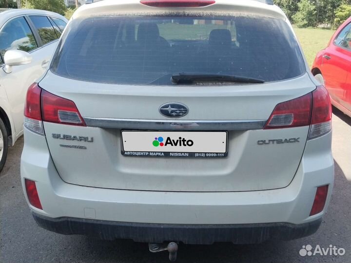 Subaru Outback 2.5 CVT, 2011, 240 000 км