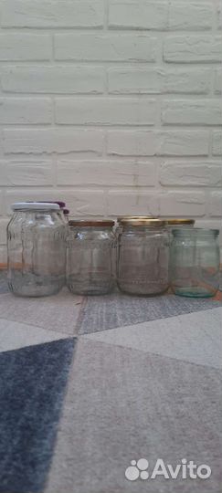 Банки стеклянные винтовые