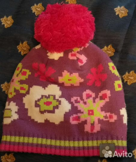 Шапка для девочки huppa зимняя размер L