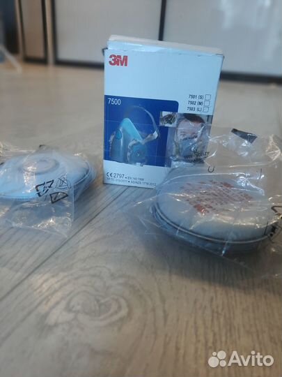 Комплект маска 3м и фильтра 2138 2шт