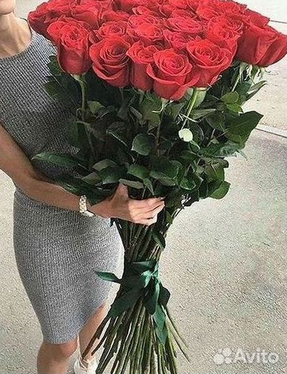 Высокие розы Букеты с доставкой