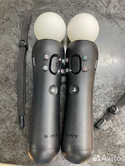 PS4 комплект move Twin pack бу