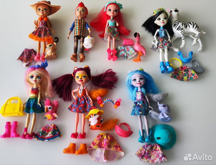 Энчантималс куклы с питомцами и аксессуарами