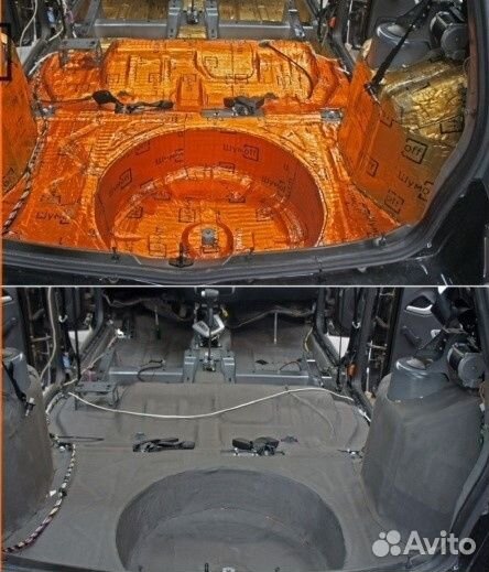 Комплект шумоизоляции багажного отделения