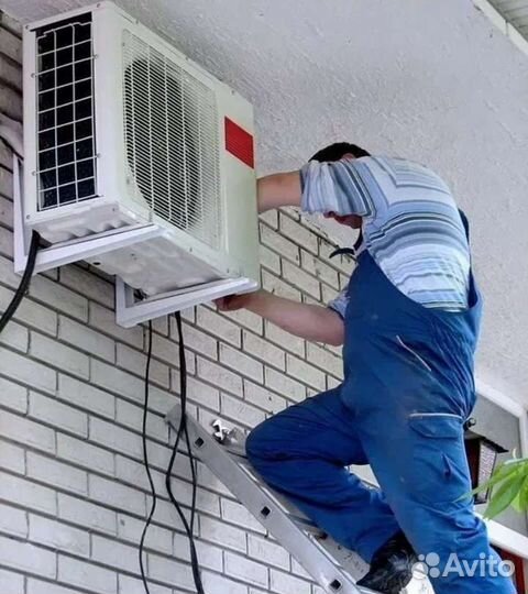 Монтаж кондиционера, Установка сплит системы