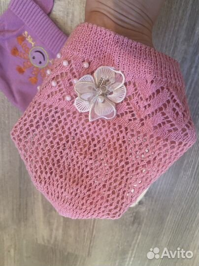 Шапочки на девочку 1-2 г